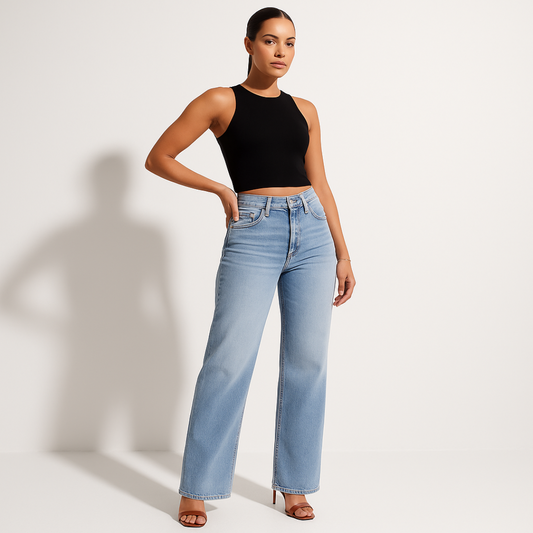 Mid-low Rise StretchJeans